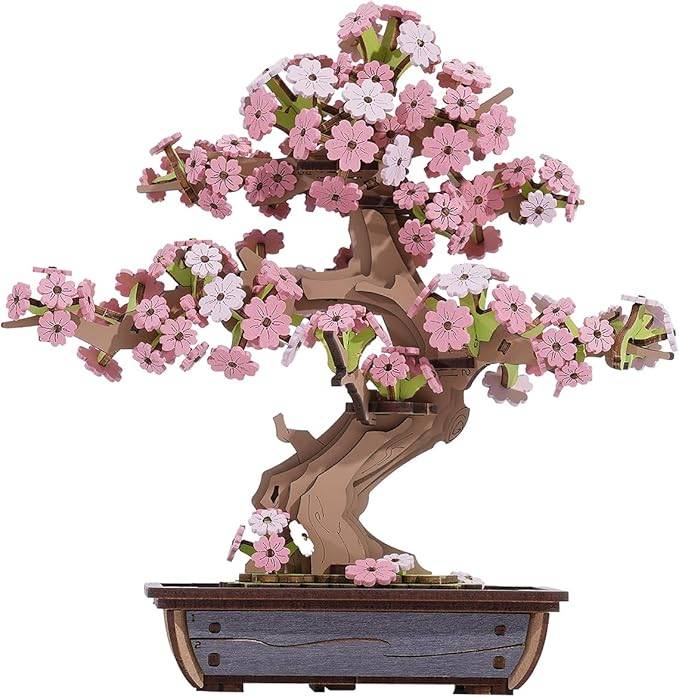 Rolife 3D Wooden Puzzle Flower for Adults