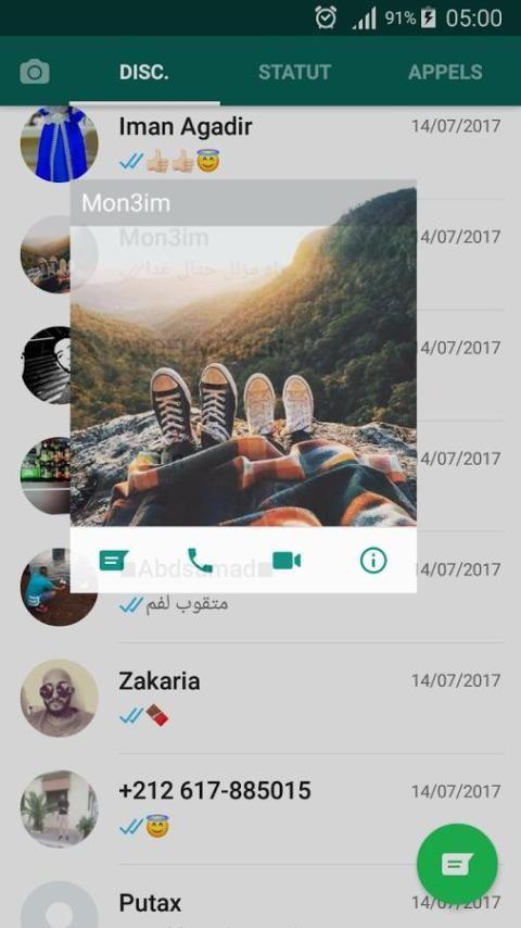 WatsAp Messenger Captura de tela 2