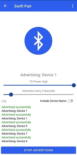 Bluetooth Le Spam スクリーンショット 2