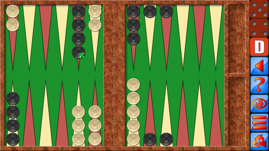Schermata Backgammon V+ 1