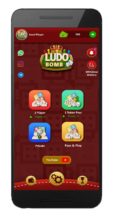 Ludo Bomb ภาพหน้าจอ 1