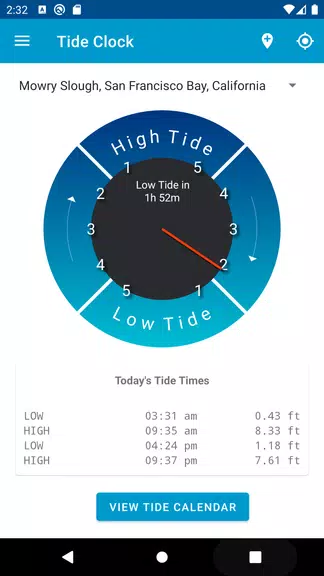 Tide Clock Captura de tela 1