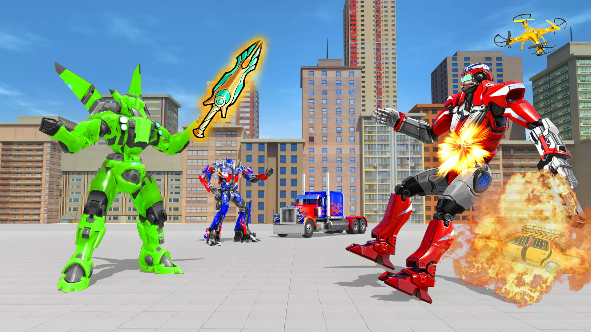 Jet Robot Car Transform 3D Screenshot 3