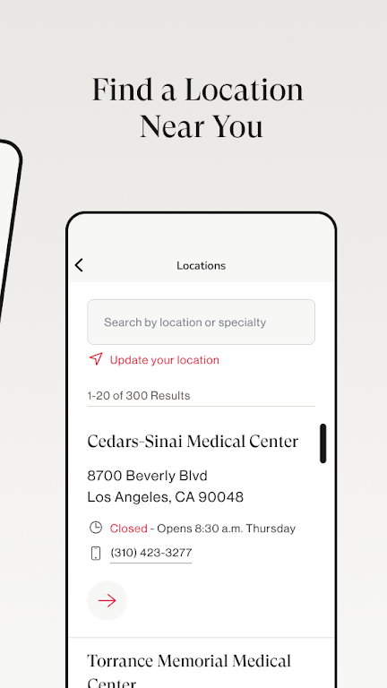 Cedars-Sinai Screenshot 3