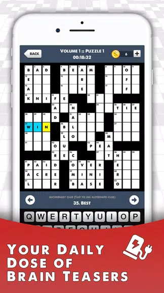 Crosswords Puzzle - Word Game Ảnh chụp màn hình 1