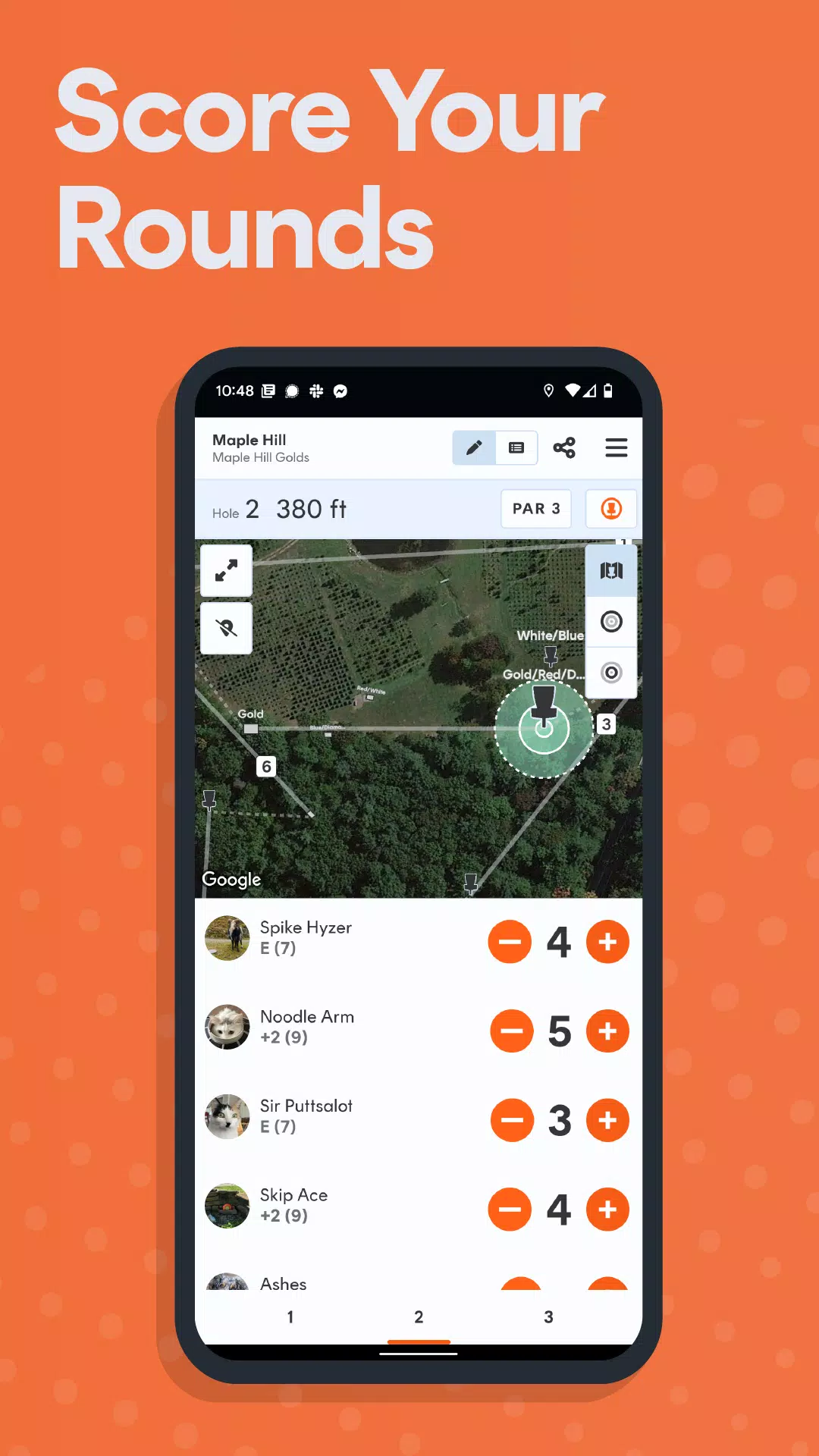 UDisc Disc Golf App स्क्रीनशॉट 3