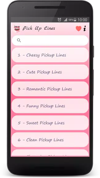 Cheesy Pick Up Lines Captura de pantalla 1