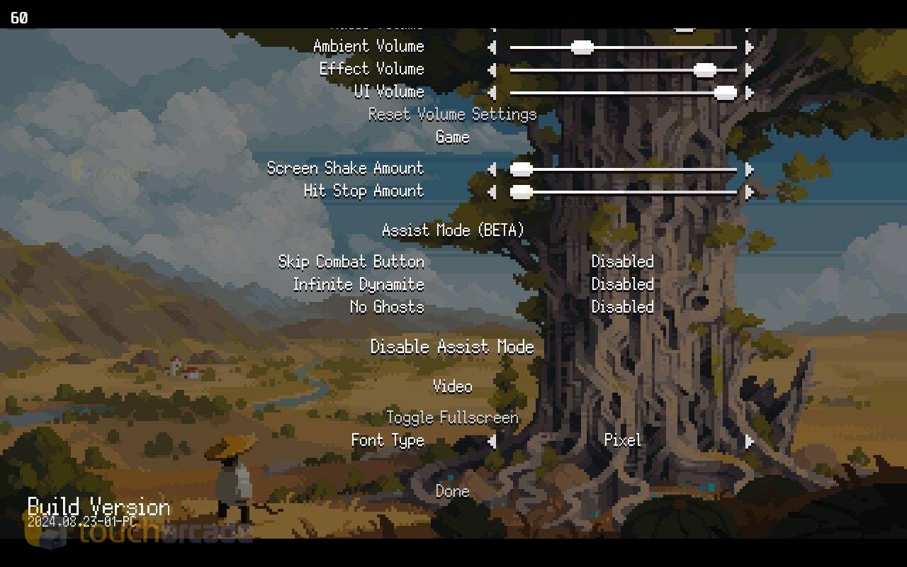 Captura de tela de jogabilidade da ARCO