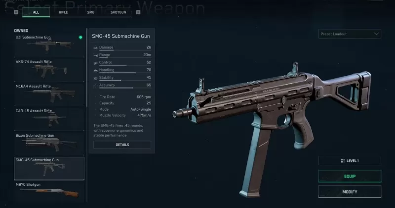 Delta Force: Ultimate SMG 45 Setup - Full Loadout and Code