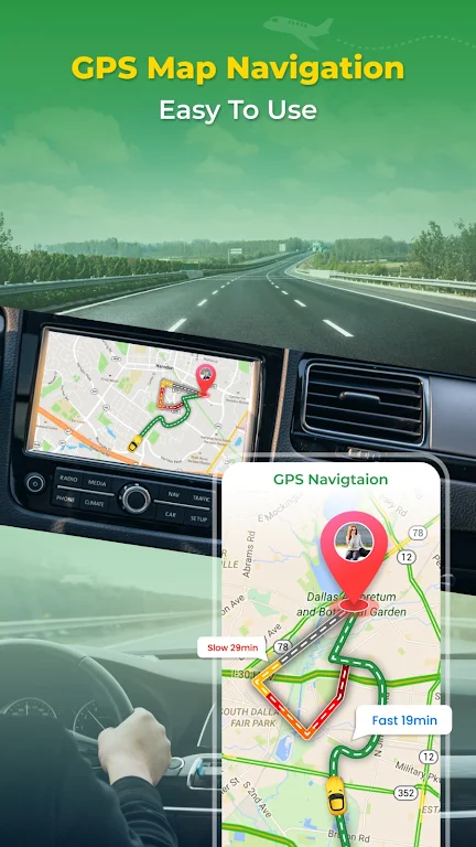 Schermata GPS Earth Map Voice Navigation 2