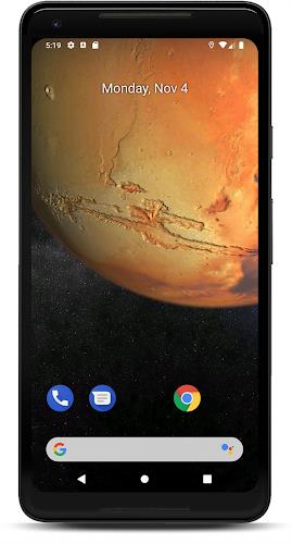 Schermata Mars 3D Live Wallpaper 1