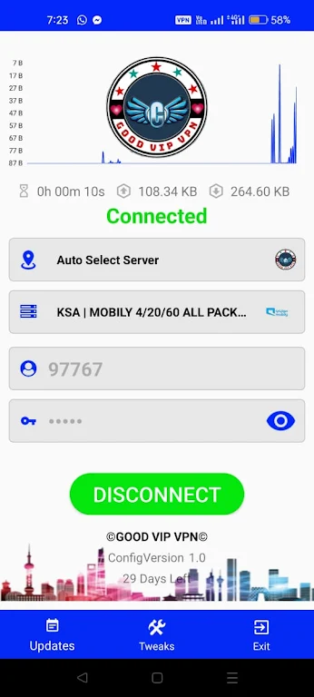 GOOD VIP VPN Captura de tela 2