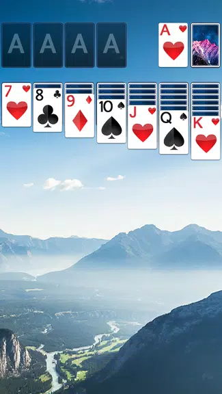 Solitaire Mountain Top Theme Schermafbeelding 1