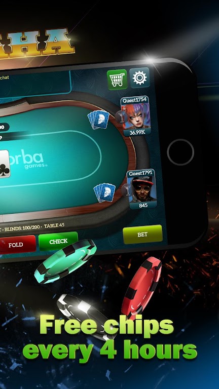 Live Poker Tables–Texas holdem and Omaha 스크린샷 4