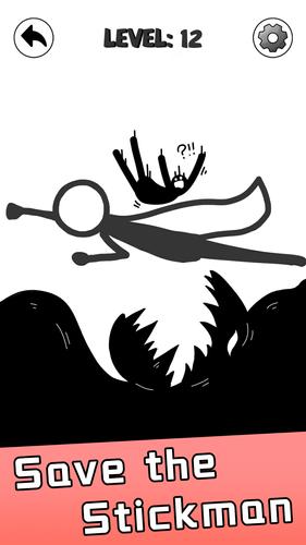 Save Stickman: Brain Draw Line Schermafbeelding 1