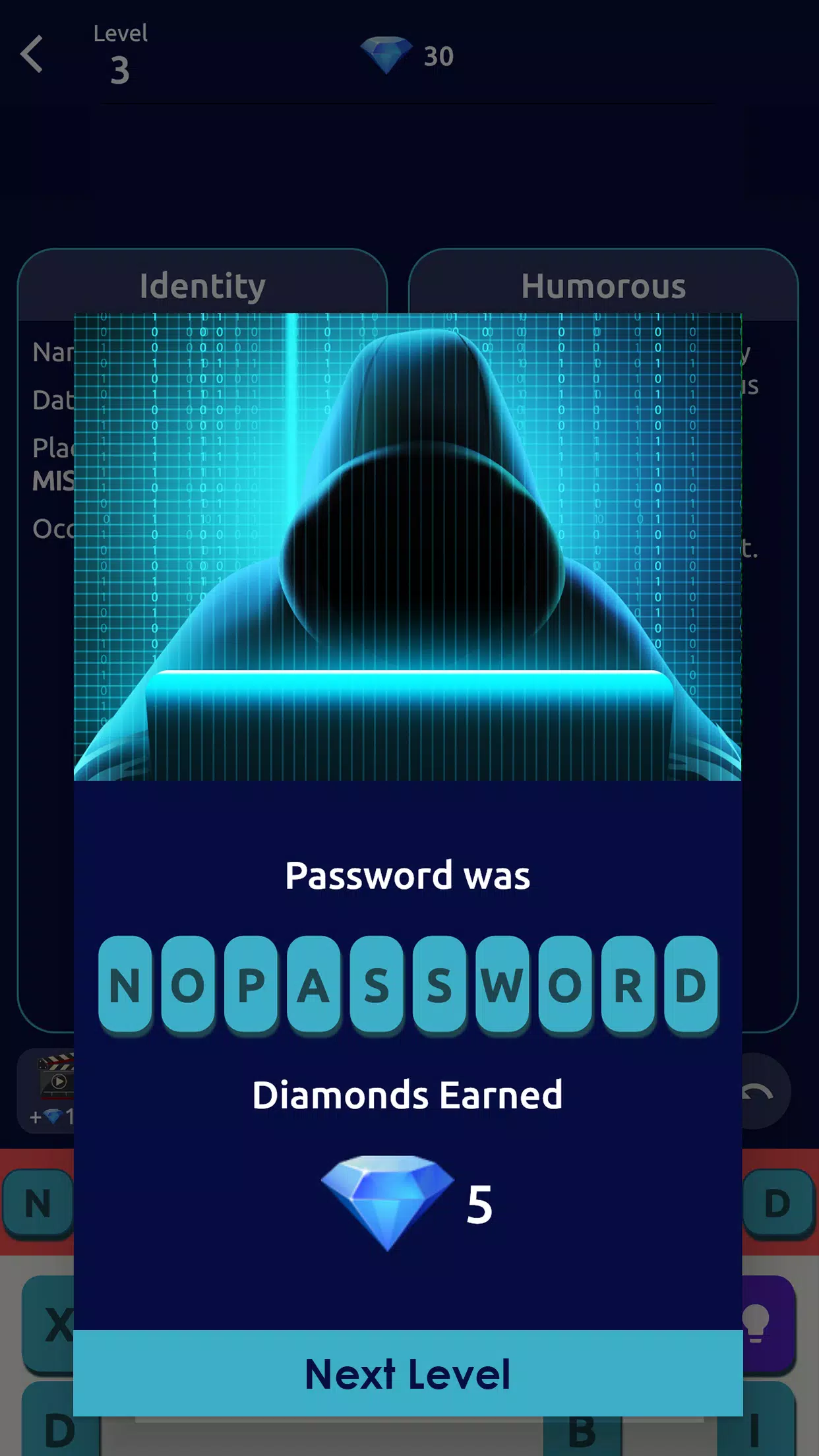 Cyber Hacker Bot Hacking Game Tangkapan skrin 3
