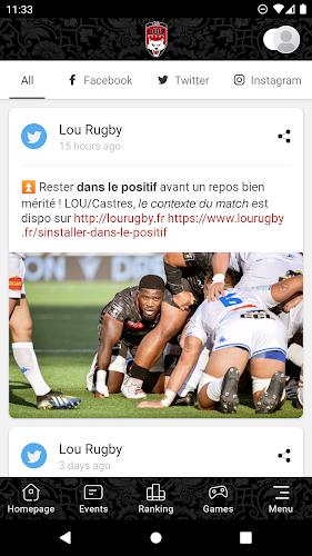 Schermata LOU Rugby 3