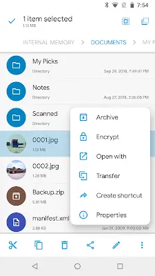 Solid Explorer File Manager ภาพหน้าจอ 1