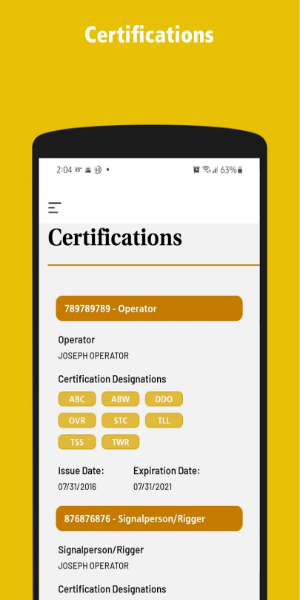 myCCO portal Capture d'écran 2