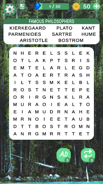 Word Search - Puzzle Game Mod Captura de pantalla 2