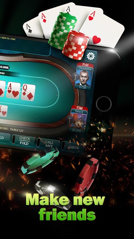 Live Poker Tables–Texas holdem and Omaha 스크린샷 2