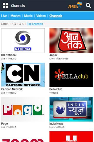 ZengaTV Mobile TV Live TV स्क्रीनशॉट 2