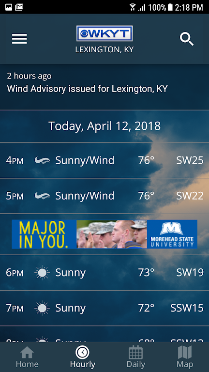 WKYT Weather Ekran Görüntüsü 3