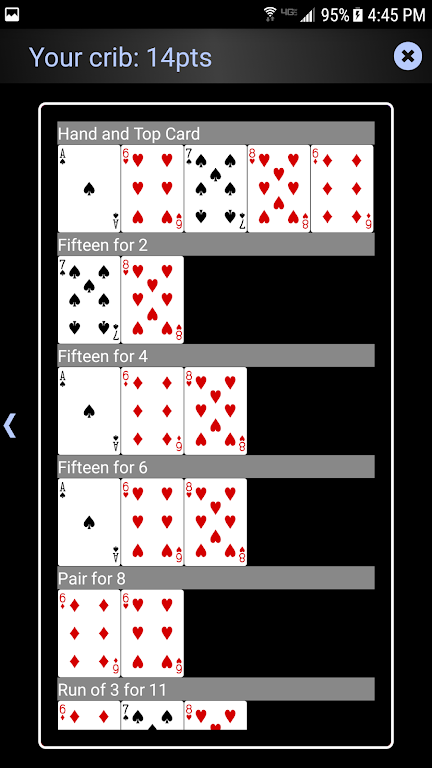 Schermata Grandpas Cribbage 4