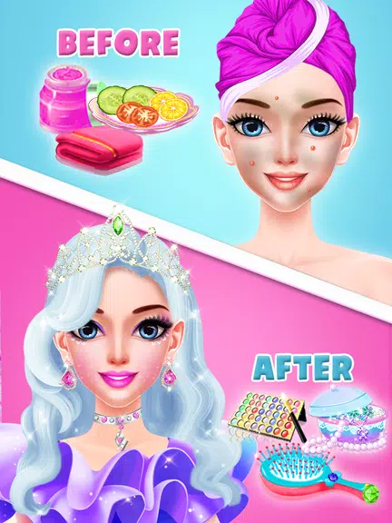 Pink Princess MakeUp Salon 스크린샷 2