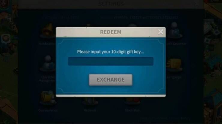 Redeeming Rise of Kingdoms Codes