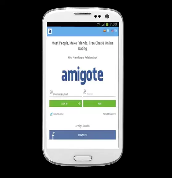 Dating App - Amigote 스크린샷 1