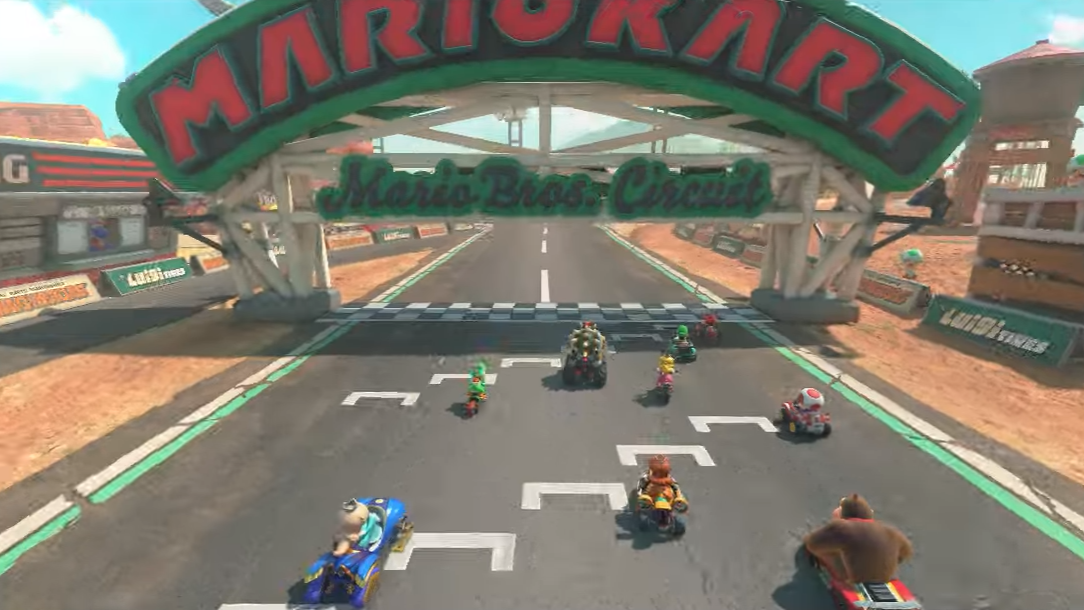 Mario Kart 9 ပထမ ဦး ဆုံးကြည့်ပါ