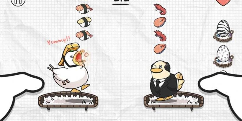 Mobirix's Duck Town blends virtual pets with rhythm gameplay.
