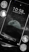 Moon Galaxy Theme Launcher 스크린샷 4