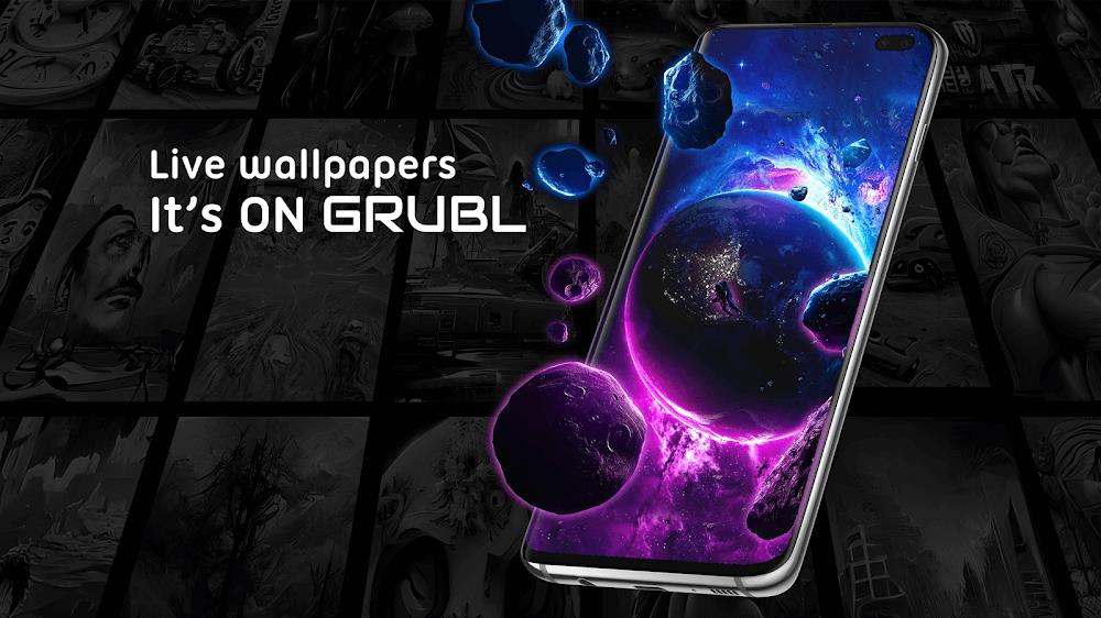 GRUBL™ 4D लाइव वॉलपेपर एआई स्क्रीनशॉट 2