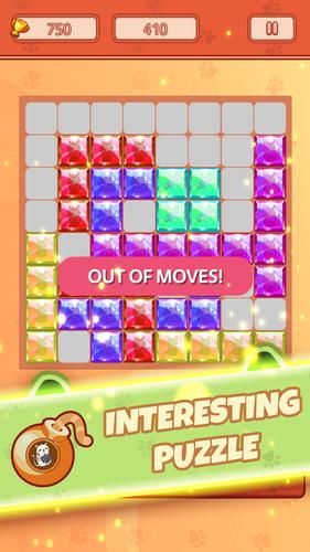 Block Puzzle Jewel Crystal Cat Screenshot 4