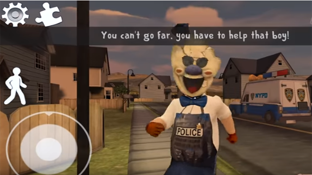 police  granny scream Mod 스크린샷 1