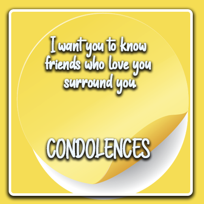 Condolences & Sympathy GIF Ekran Görüntüsü 1