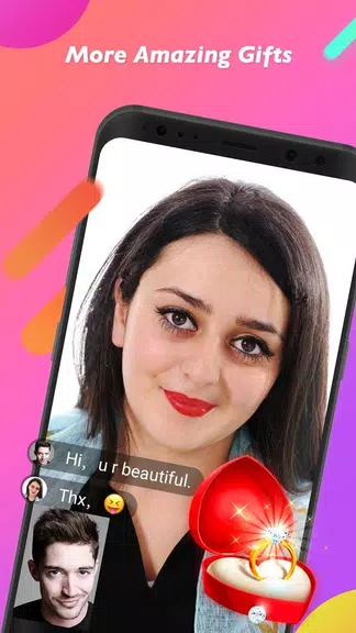 Schermata Veego Live - Random video chat & Meet friends 3