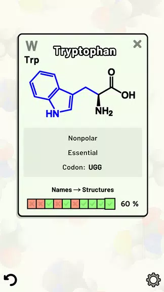 Amino Acid Quiz Tangkapan skrin 4