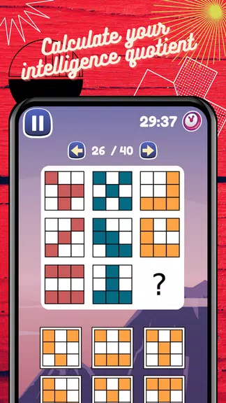 IQ Test: Logic brain training Captura de pantalla 1