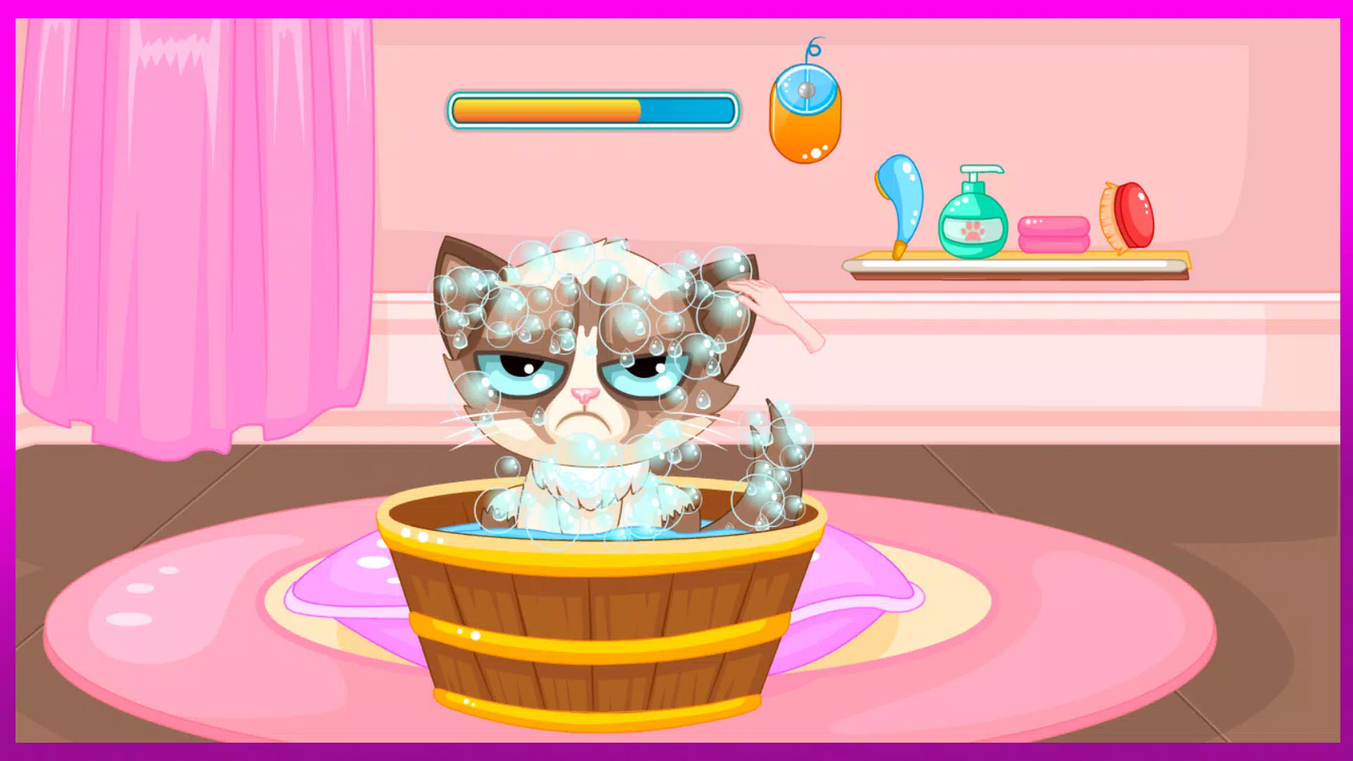 Sleepy Kitty Grooming Screenshot 4