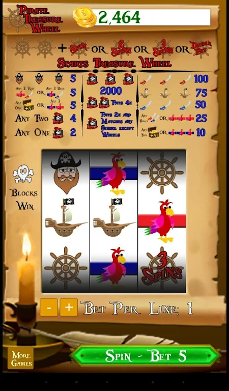 Pirate Treasure Wheel应用截图第1张