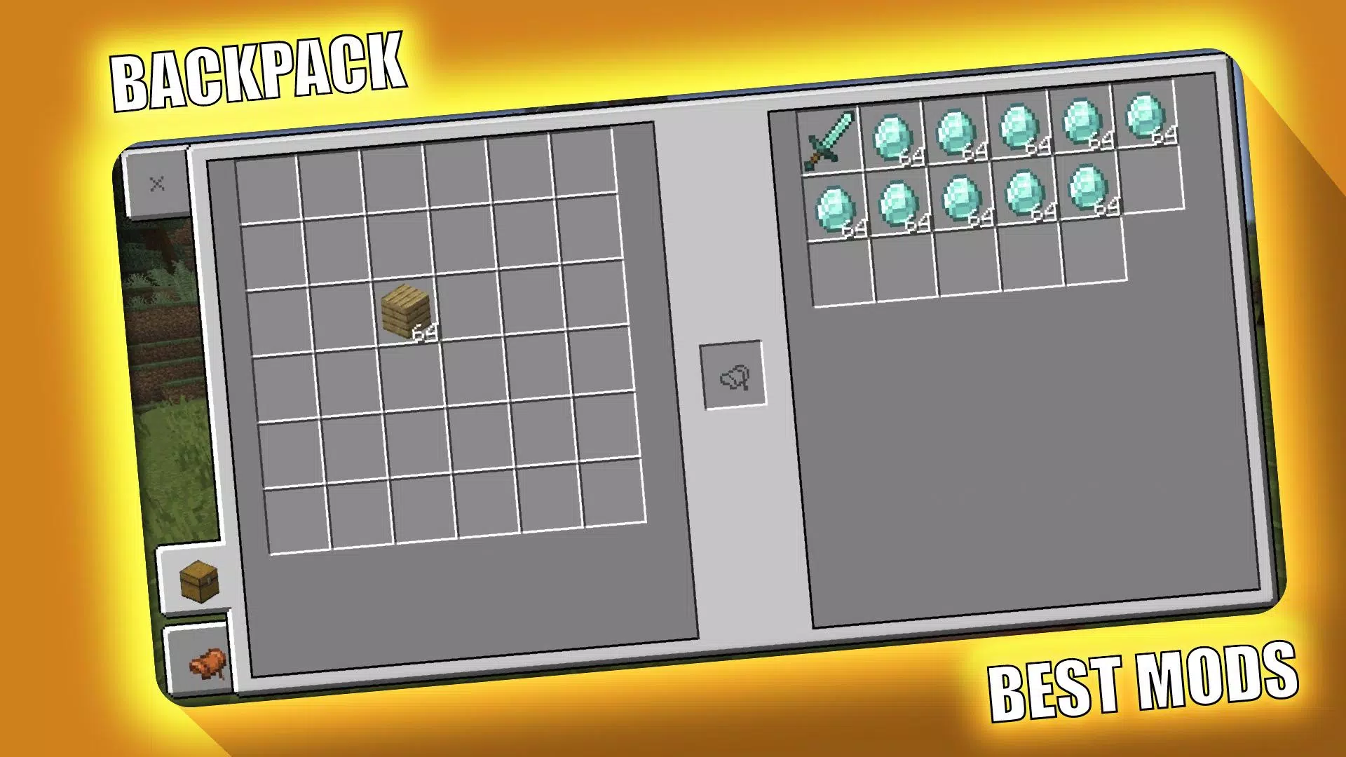 BackPack Mod for Minecraft PE Tangkapan skrin 3