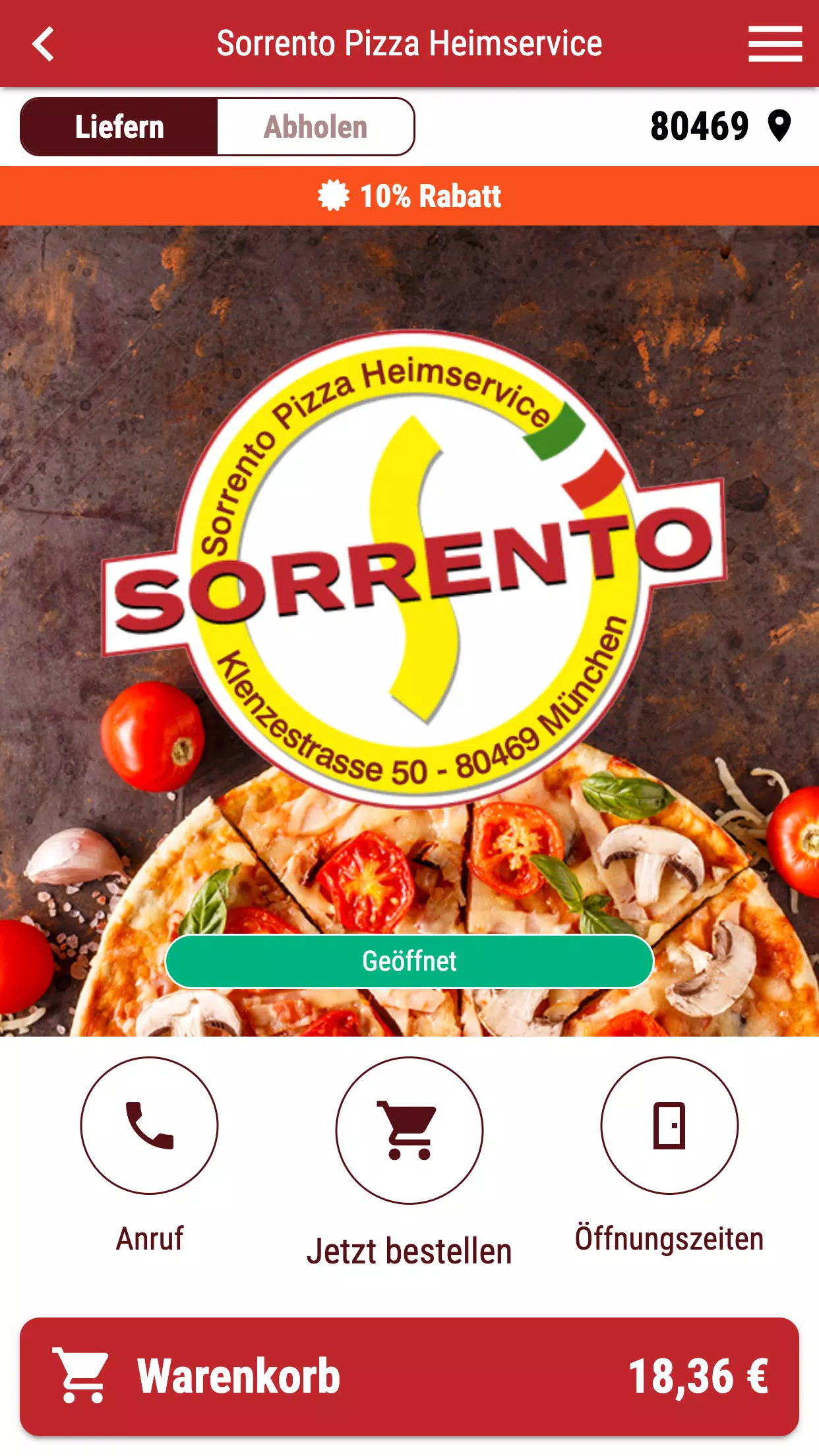 Sorrento Pizza Heimservice应用截图第1张
