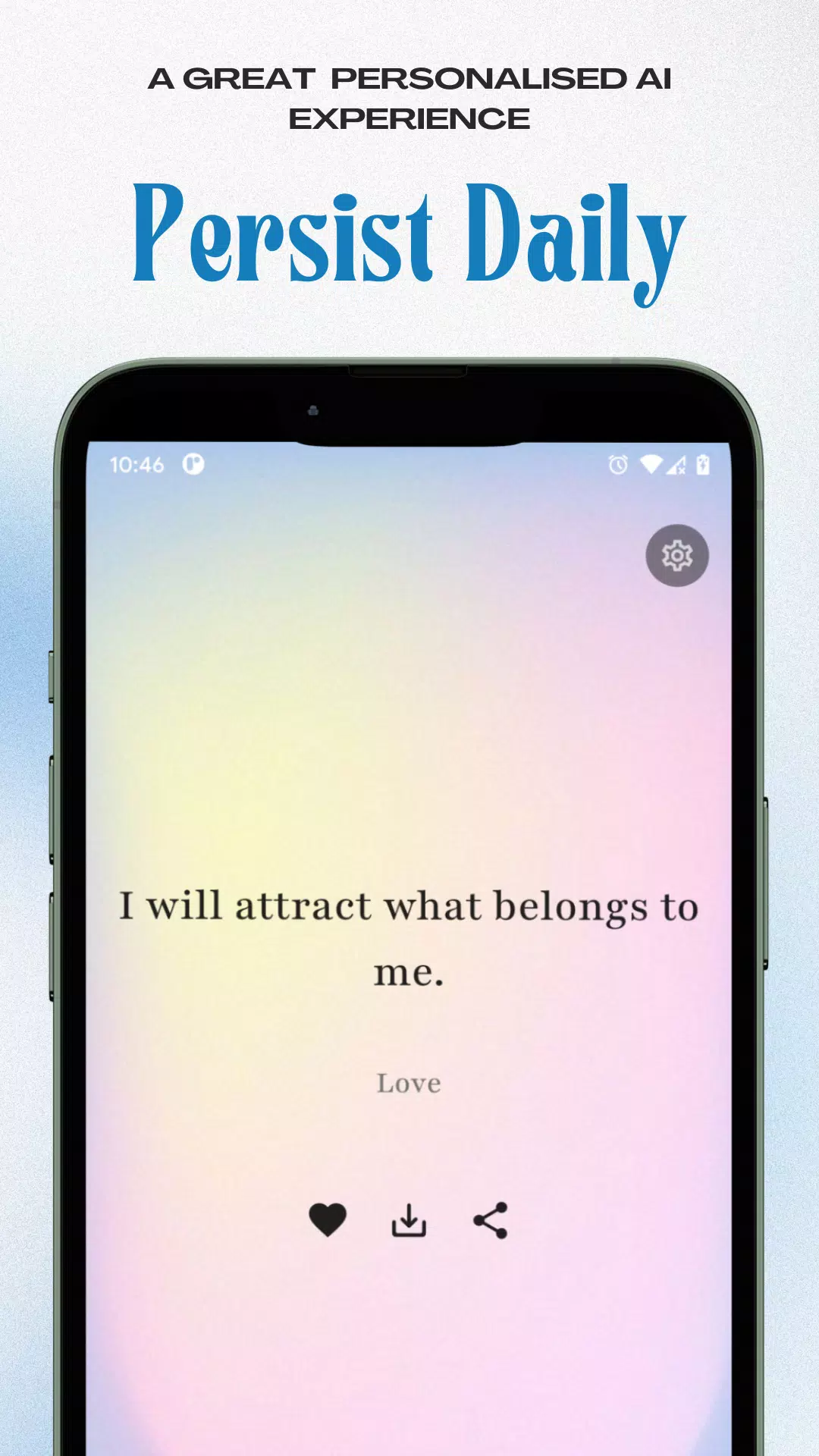AI Uplift - Daily Affirmations Screenshot 2