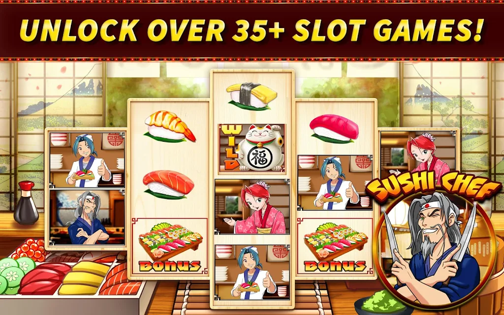 Slots - Riches of the Orient Slot Machine Casino! Captura de pantalla 3