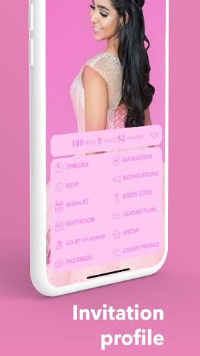 Create Quinceañera Invitation应用截图第2张