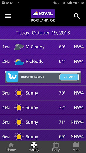 Portland Weather from KGW 8 ဖန်သားပြင်ဓာတ်ပုံ 3
