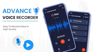 Advance Voice Recorder Zrzut ekranu 1